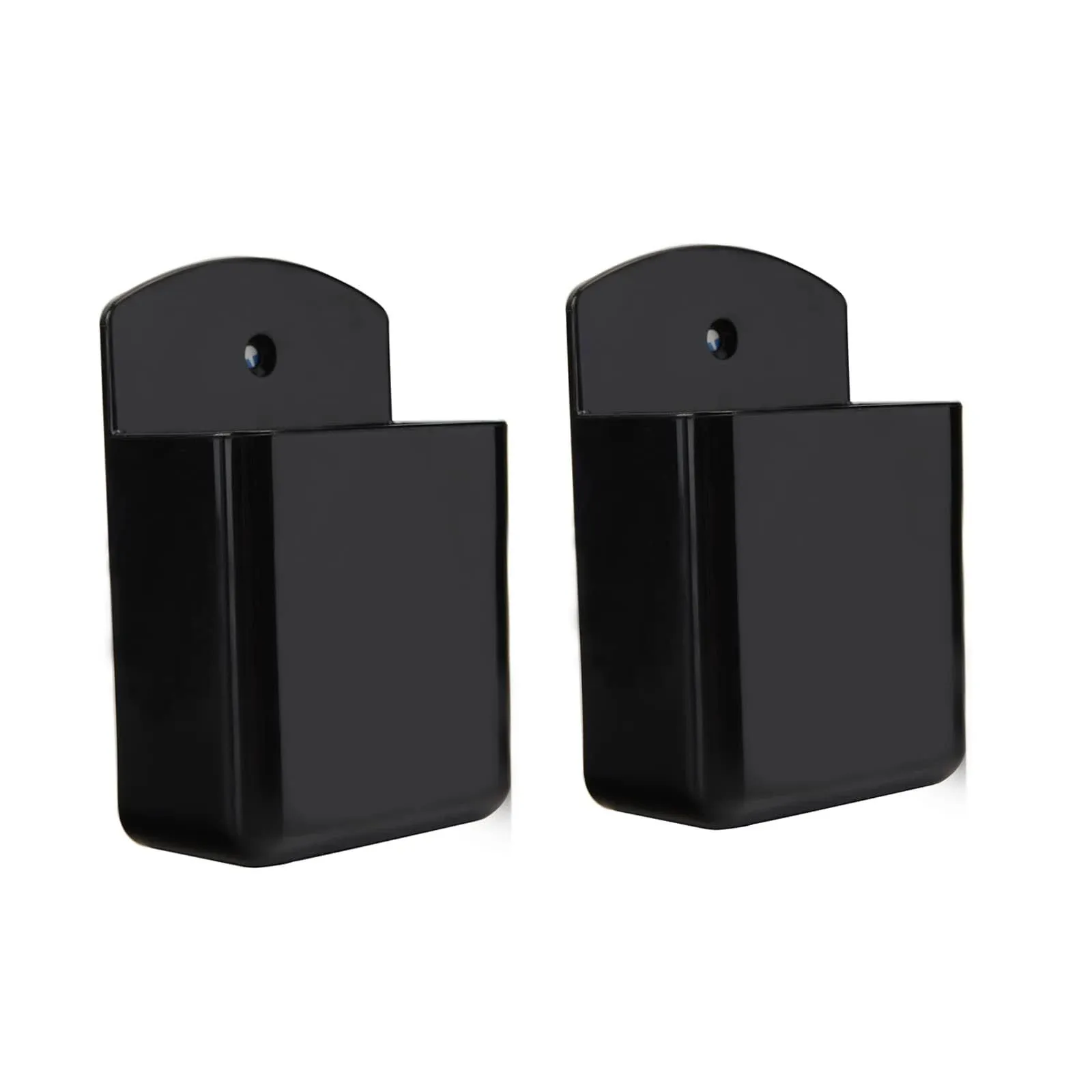 Pack Of 2 Self Adhesive Tv Air Conditioner Remote Control Holder Wall Mount Stor