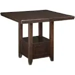 Ashley Haddigan Counter Height Dining Table - Dark Brown