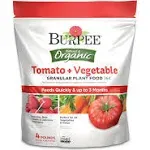 Burpee Organic Tomato &amp; Vegetable Granular Plant Food, 4 lb