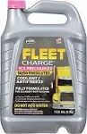 PEAK Fleet Charge SCA Precharged 50/50 Prediluted Antifreeze and Coolant for All Heavy Duty Engine Cooling Systems, 1 Gal.