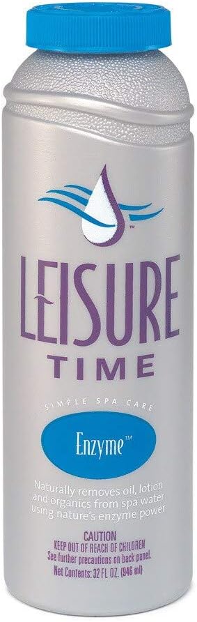 Leisure Time SGQ-04 Enzyme for Spas and Hot Tubs 4 Pack, 1 Quart