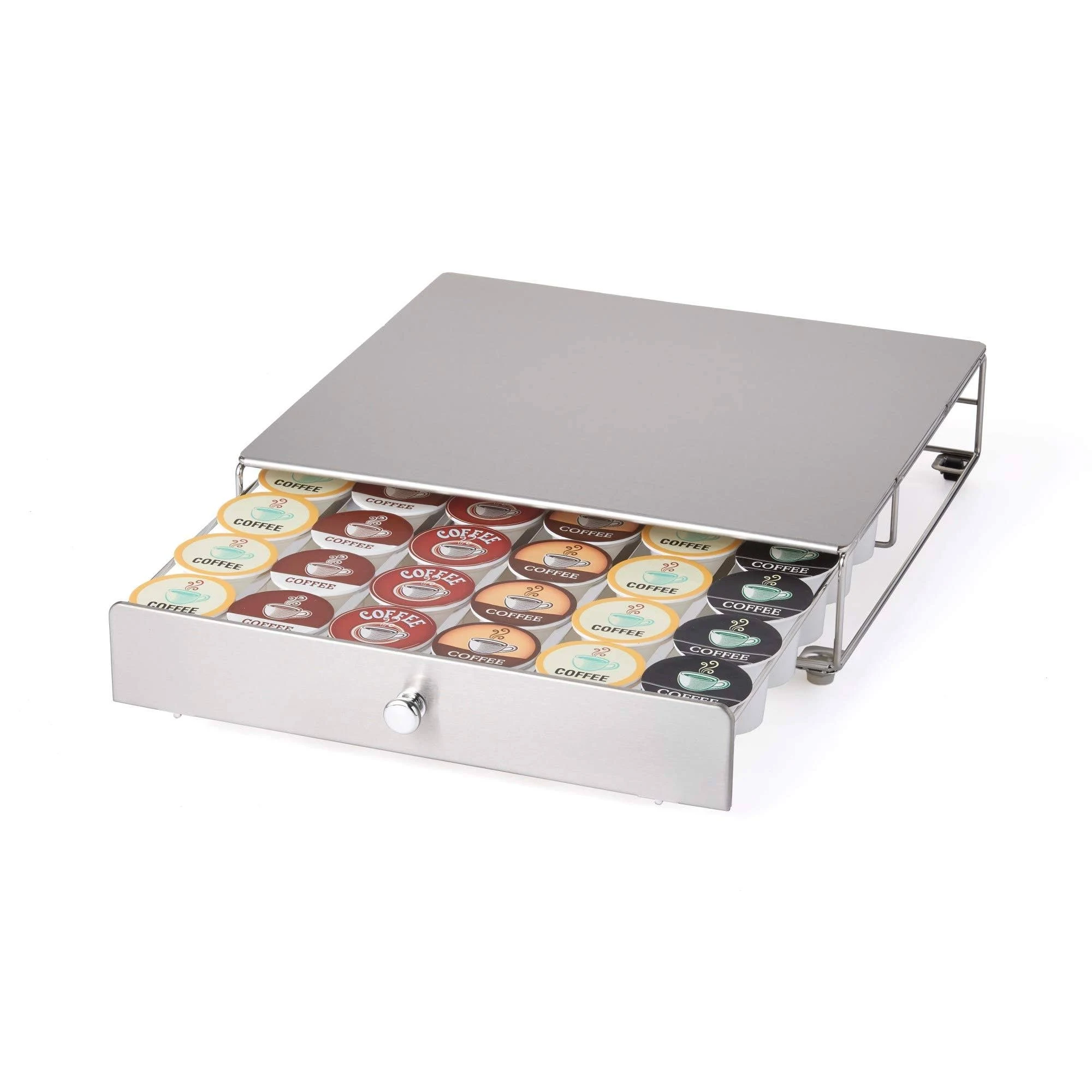 Nifty Steel 36-Pod Countertop Multipurpose Rolling Drawer