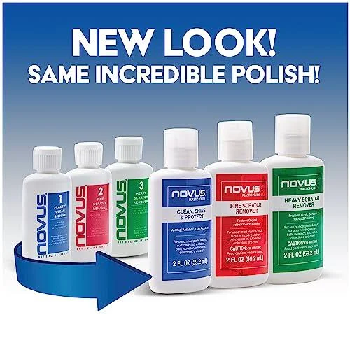 Novus Plastic Polish Kit, 2 oz