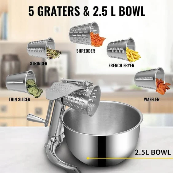 VEVOR Rotary Cheese Grater