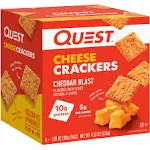 Quest Cheese Crackers - 4 Bags - Cheddar Blast