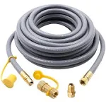 48 Feet 1/2 Inch Id Natural Gas Hose Quick Connect/discon<wbr/>nect Fittings With 3/8&#034;