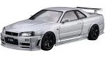 AOSHIMA The Model Car 1/24 Nismo Bnr34 Skyline Gt-R Z-Tune '04 Plastic Model