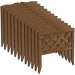 Greenes Fence Lattice Picket Border Fence 19.5 in. L x 19 in. H (12-Pack)