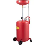 VEVOR Waste Oil Drain Tank, 20 Gallon Oil Drain Container, Portable Oil Drain...