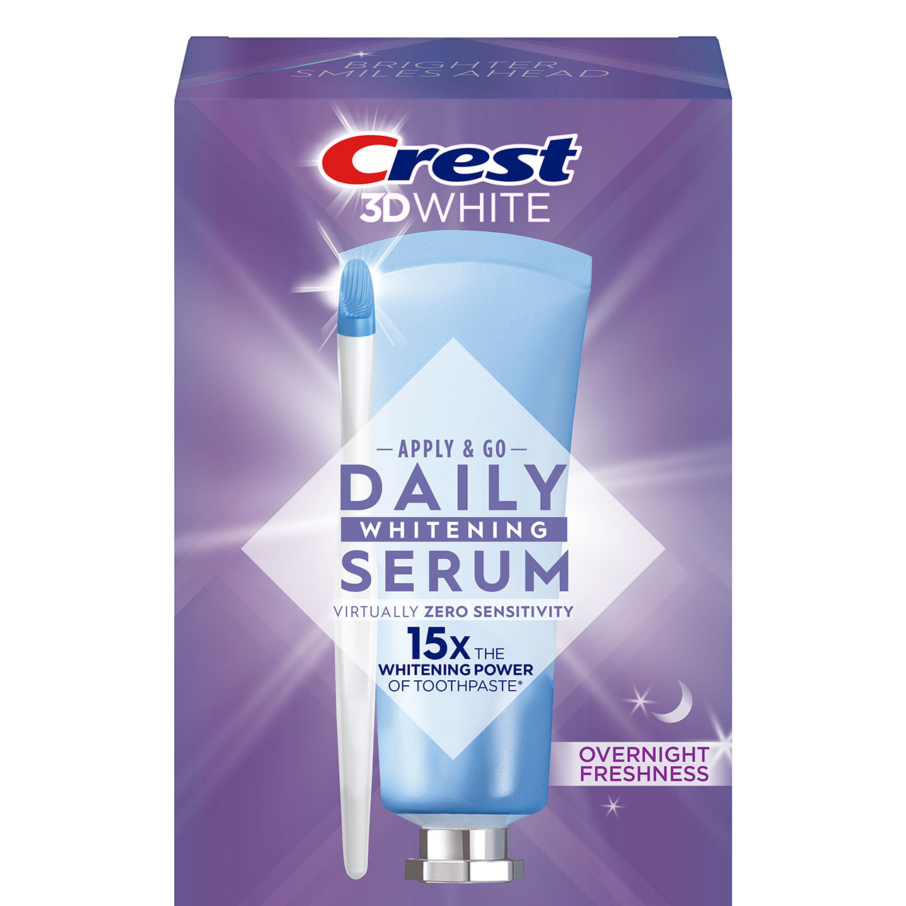 Crest 3DWhite Daily Whitening Serum Overnight Freshness