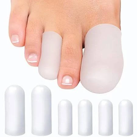 Homergy Original Soft Gel Toe Cap - 6 Small Toe Protectors for Women & Men ...