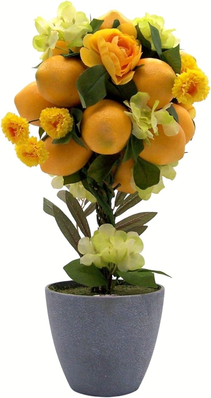 Gerson Company 16"H Potted Lemon Splendor Tree