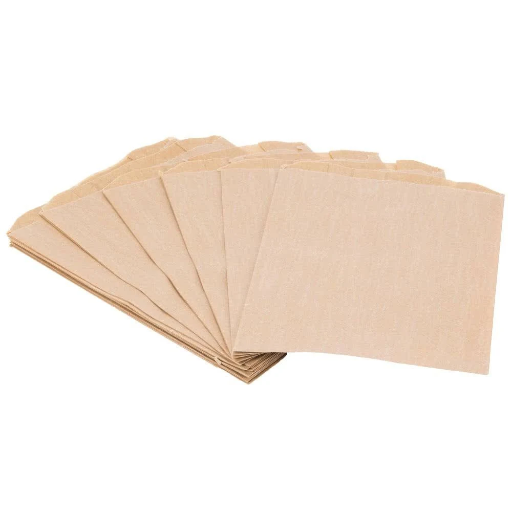 J&R Janitorial Shop Commerical Business Restroom Bathroom Janitorial Personal Dispensers Leak Proof 7.5" x 10" Wax Coating Kraft Paper Sanitary Napkin