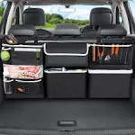 Oasser Car Storage Organizer New Version, Hanging Trunk Organizer with 10 Different Functional Storage Bags, Car Trunk Organizer for SUV Truck MPV