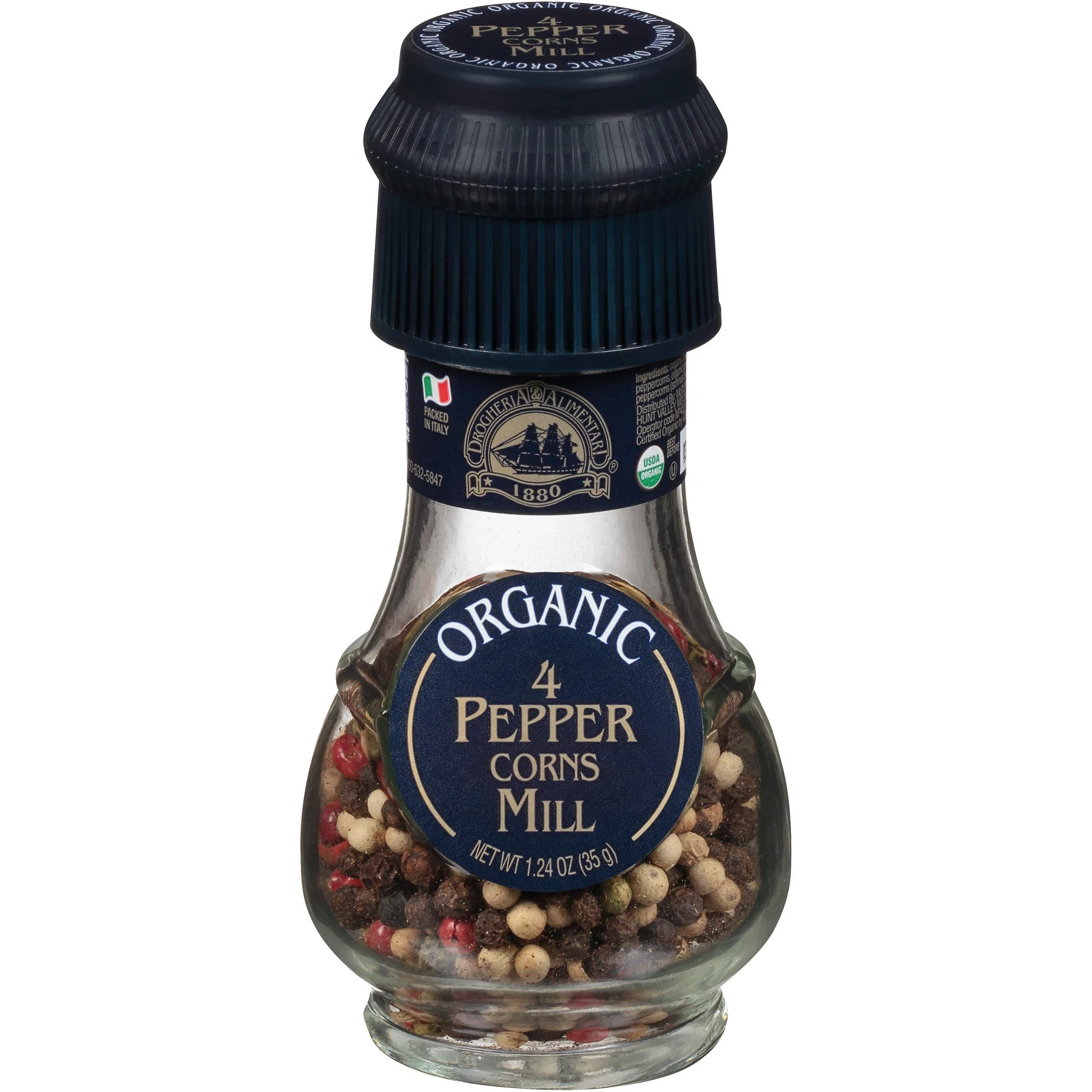 Drogheria & Alimentari Organic 4 Seasons Peppercorns Mill