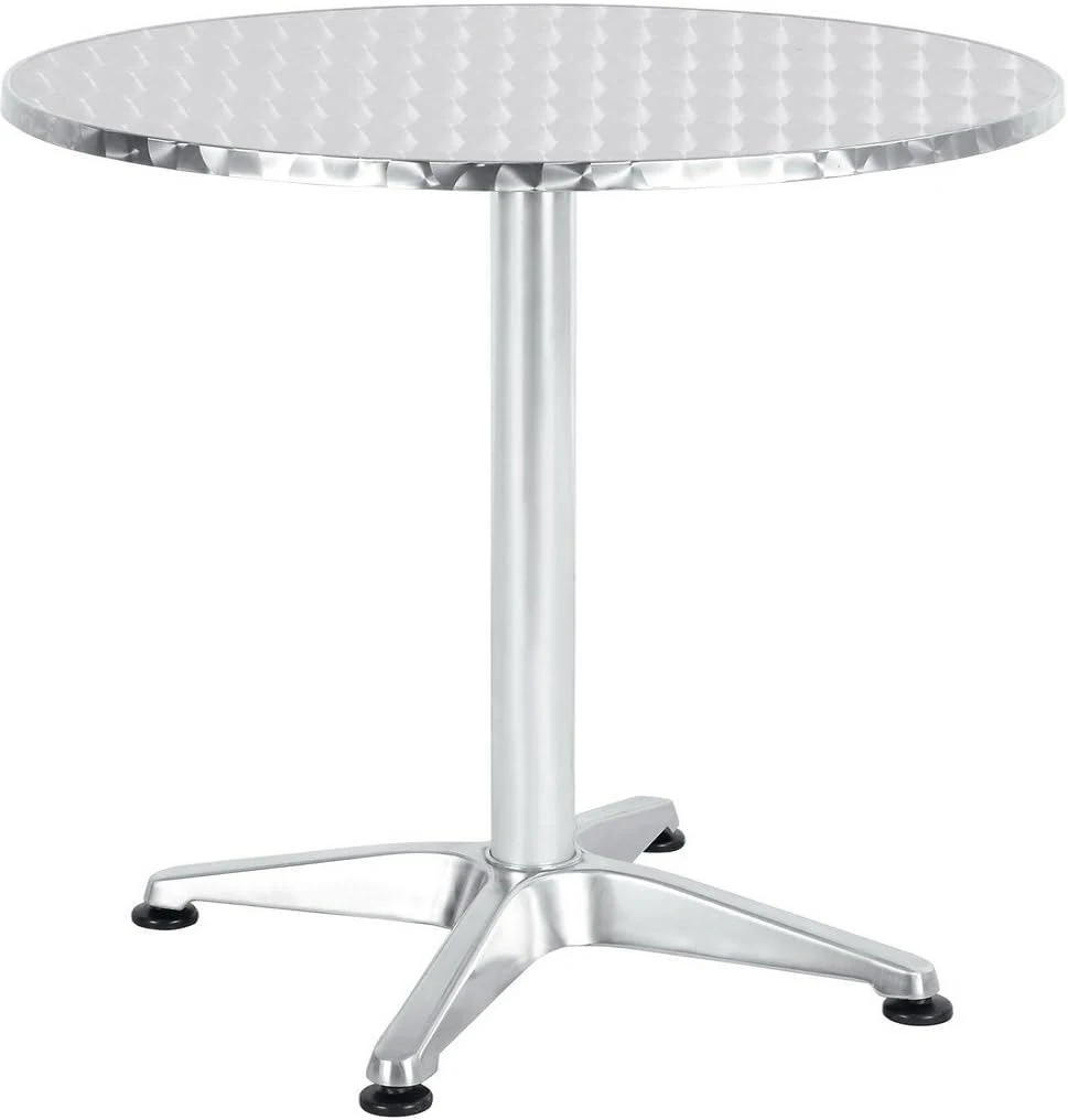 BTExpert Indoor Outdoor 27.5" Round Restaurant Table for Patio Stainless Steel ...