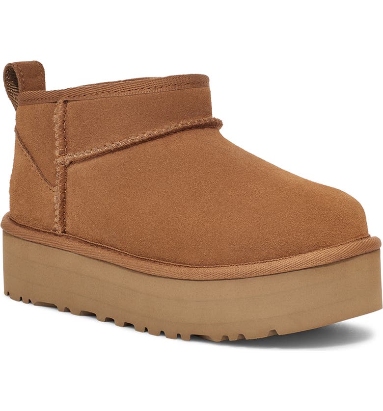 Bottines UGG enfant Classic Ultra Mini plateforme Sand-Taille 37