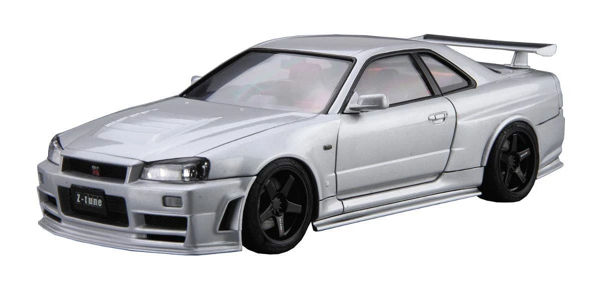 "Aoshima 1/24 SKYLINE R-34 Z-TUNE'04"