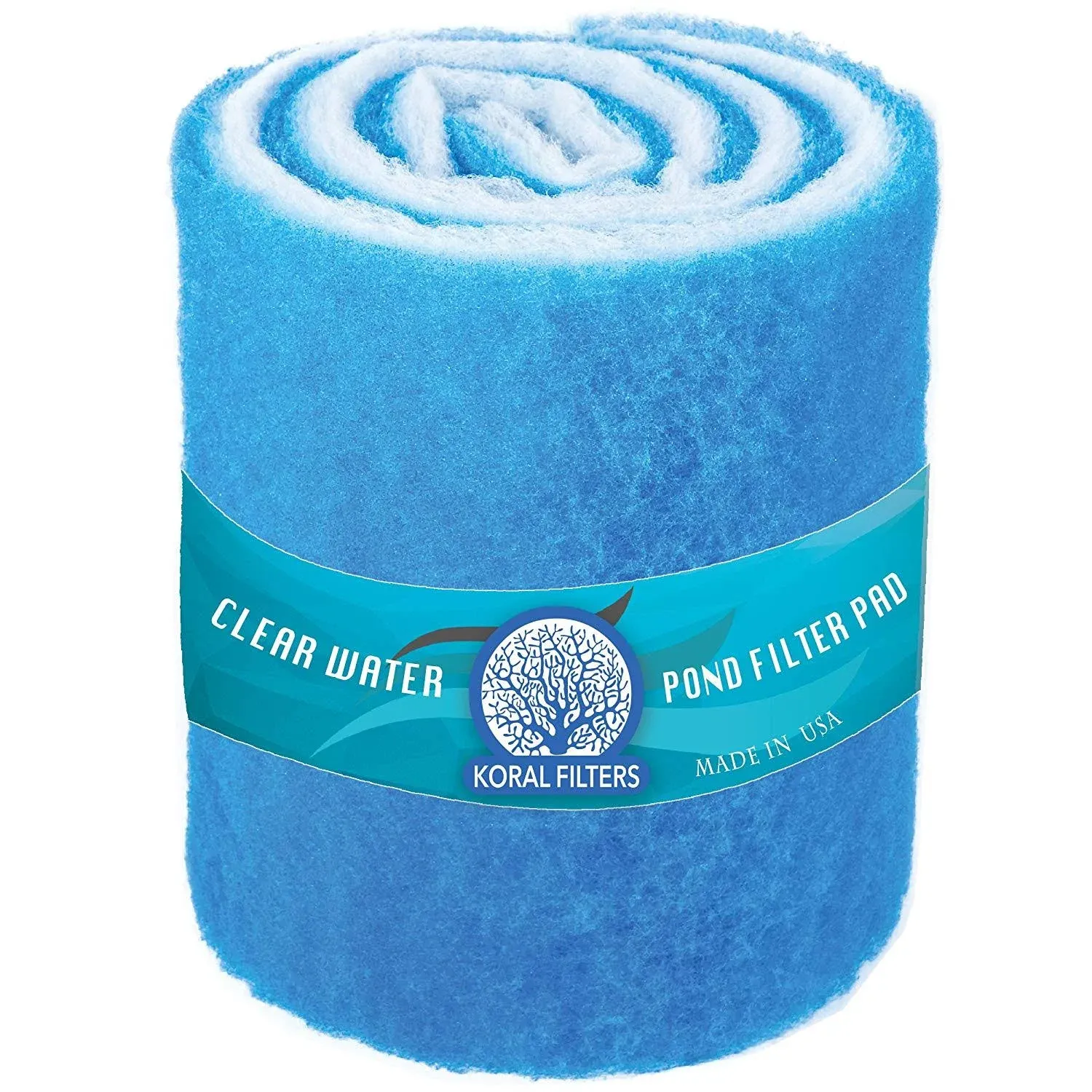 Pro Koi Pond Filter Pad Media Roll 6ft / Blue