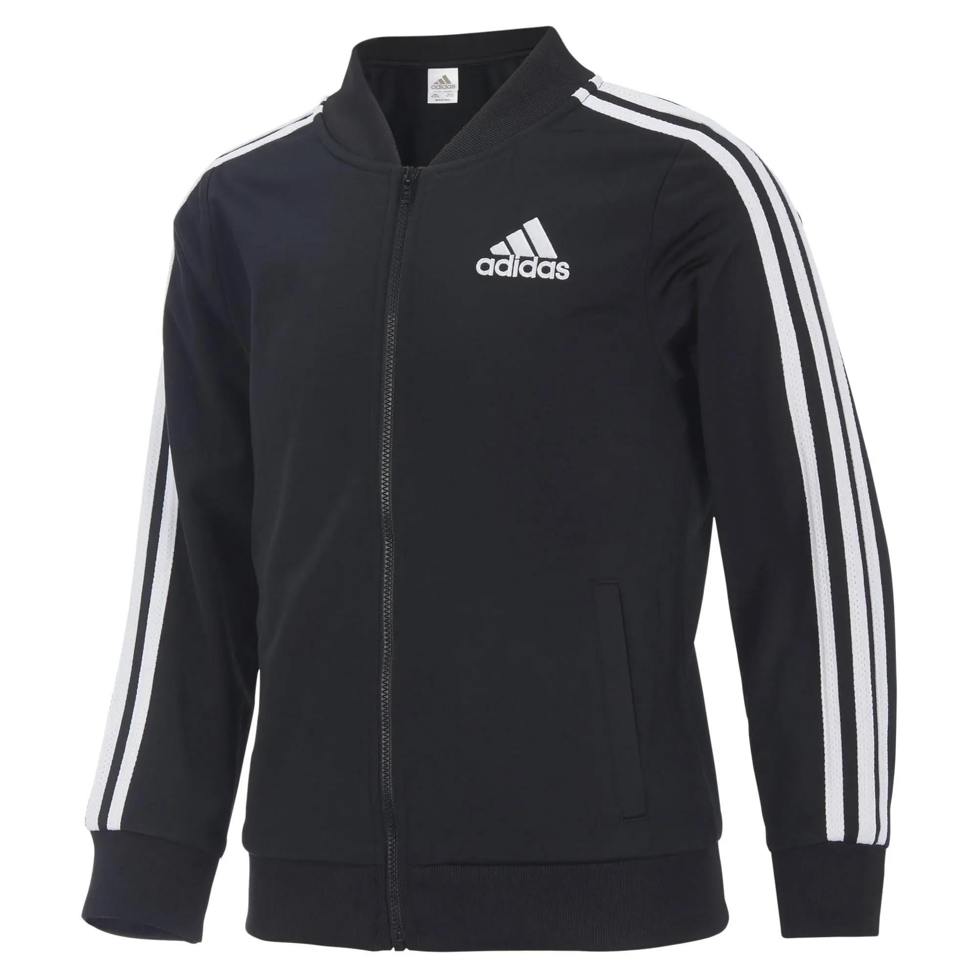 Adidas Girls' Tricot Bomber Jacket - Black