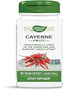 Nature's Way Cayenne Pepper 180 Capsules