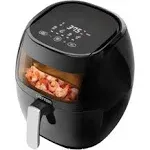 Chefman - TurboFry Touch 8 qt. Air Fryer w/ Advanced Digital Display - Black