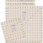 UltraGrid by QuiltCut Square Up Quilting Ruler - 4 Piece 8½" & 15" Junior Jumbo Set