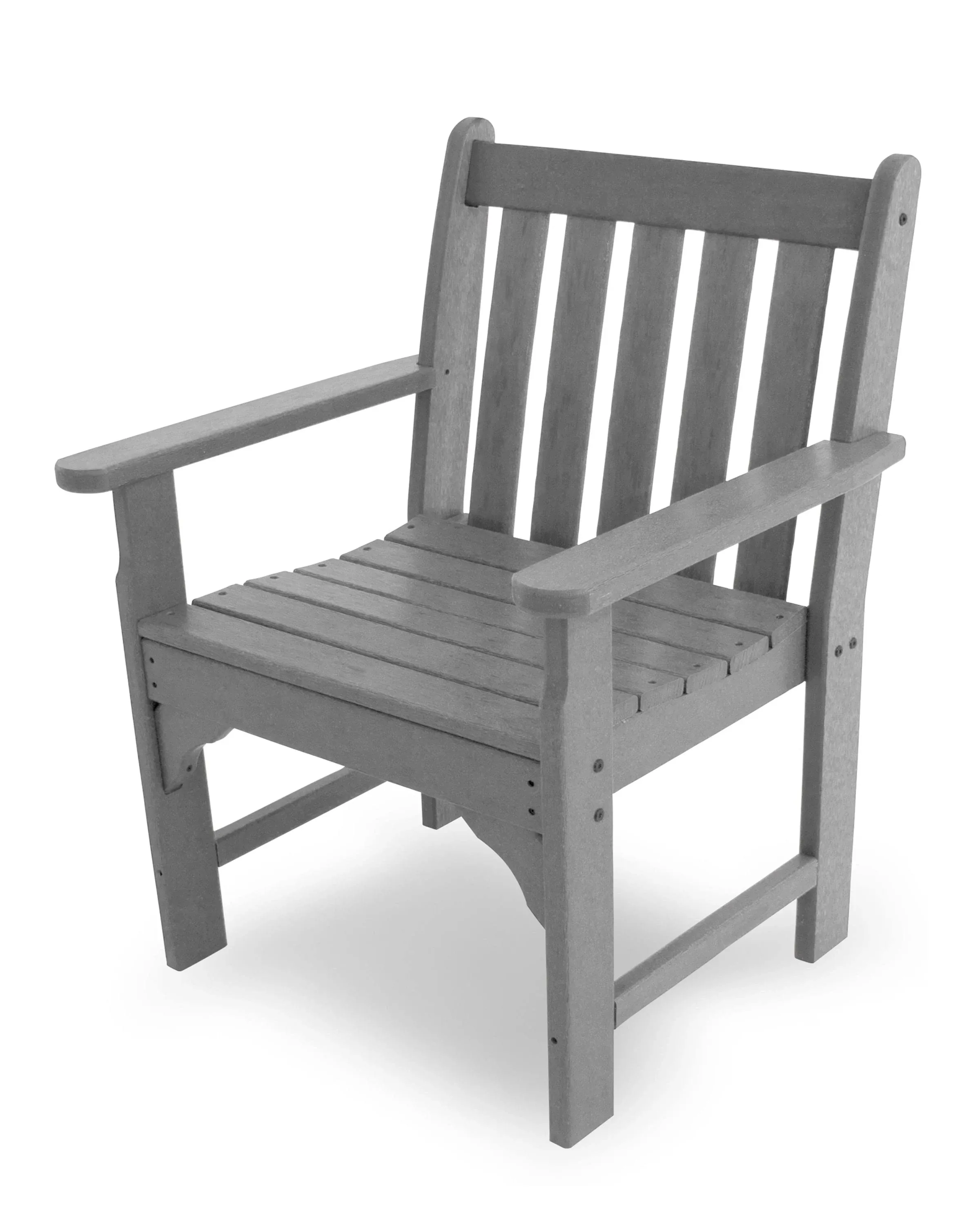 POLYWOOD Vineyard Garden Arm Chair ,Slate Grey