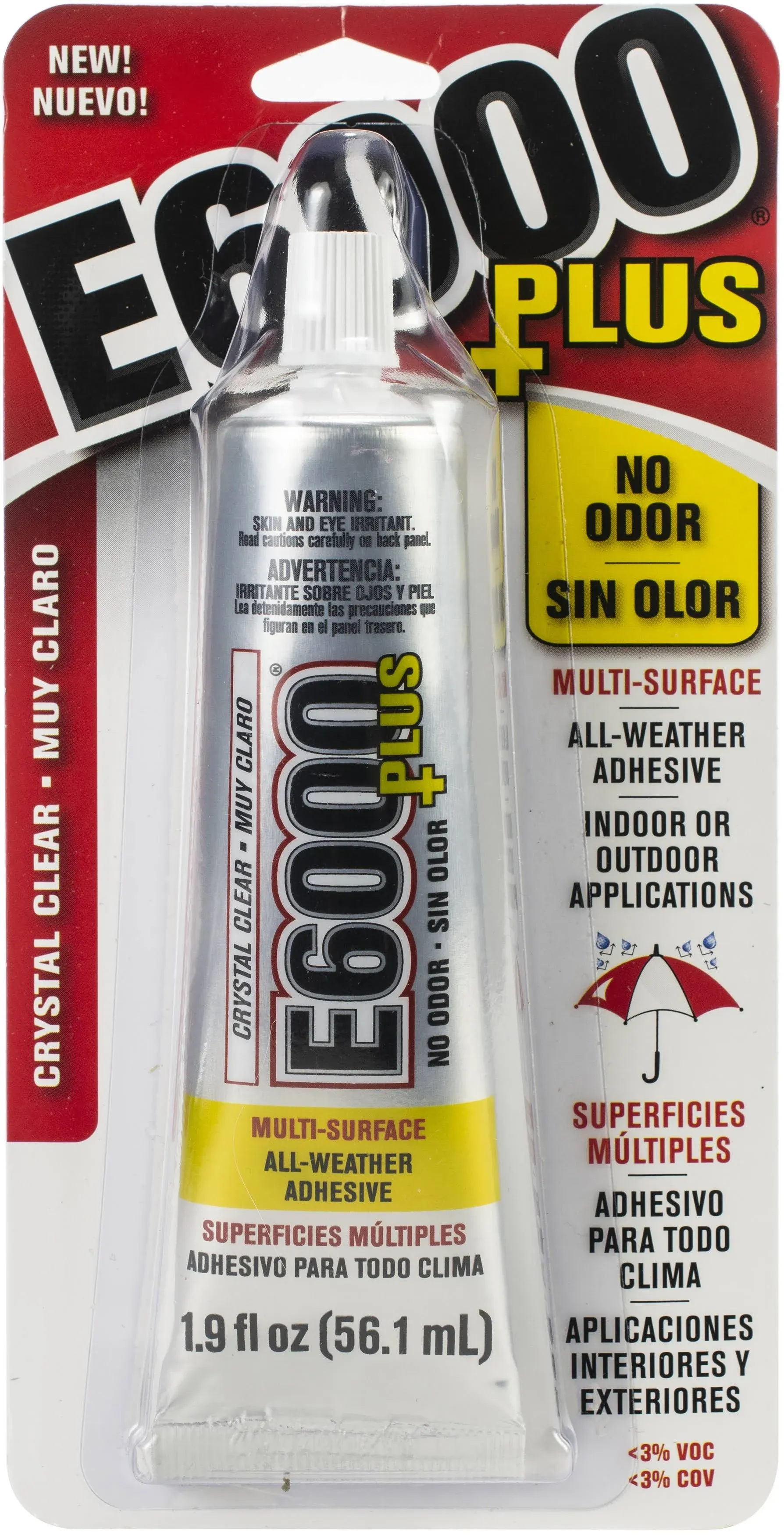 Eclectic E-6000 PLUS Adhesive, 1.9 oz.