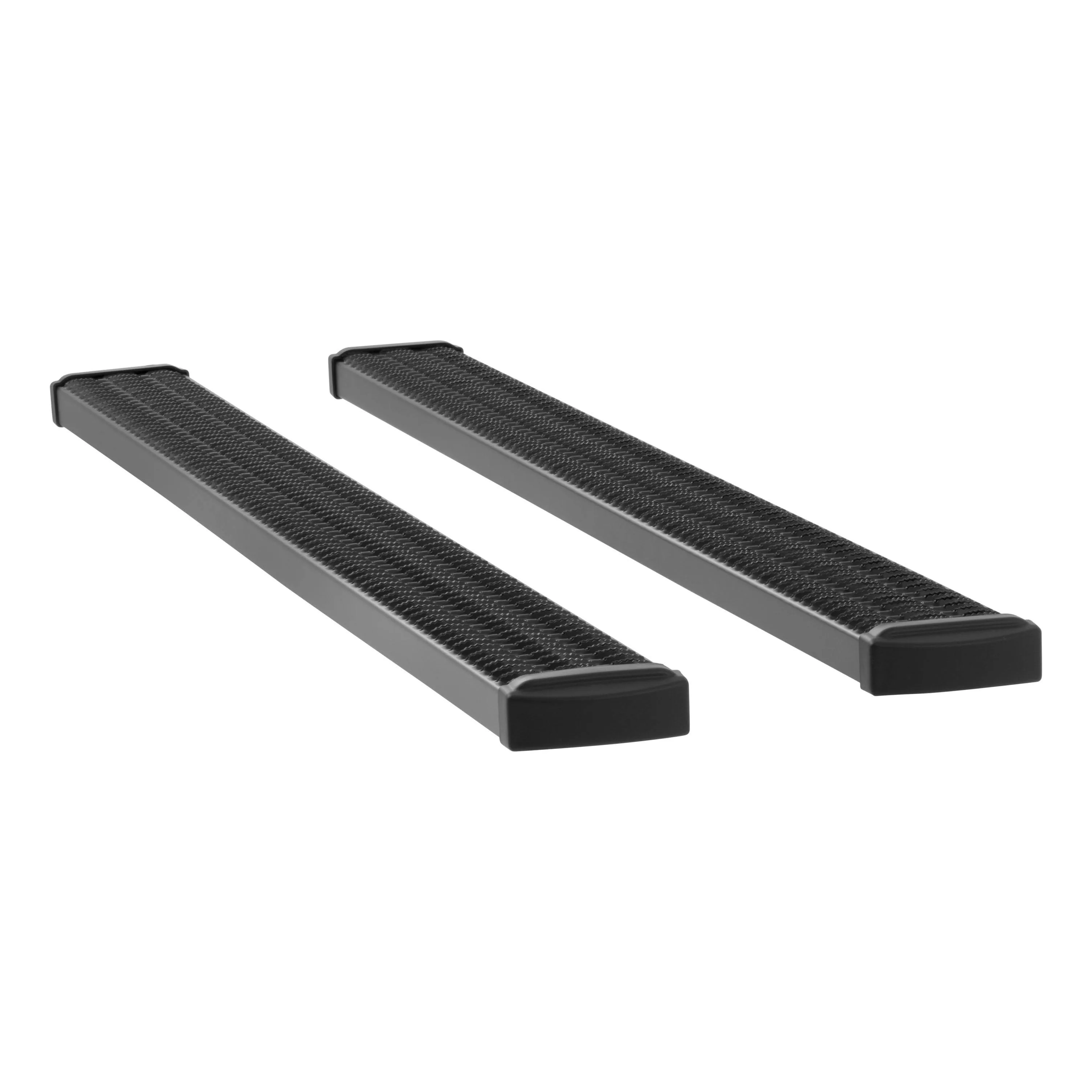 Luverne Textured Black Powder Coat Aluminum Grip Step 7&quot; Running Boards