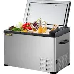 VEVOR 12 Volt Refrigerator Portable Refrigerator (-4°F~68°F) with App Control Car ...