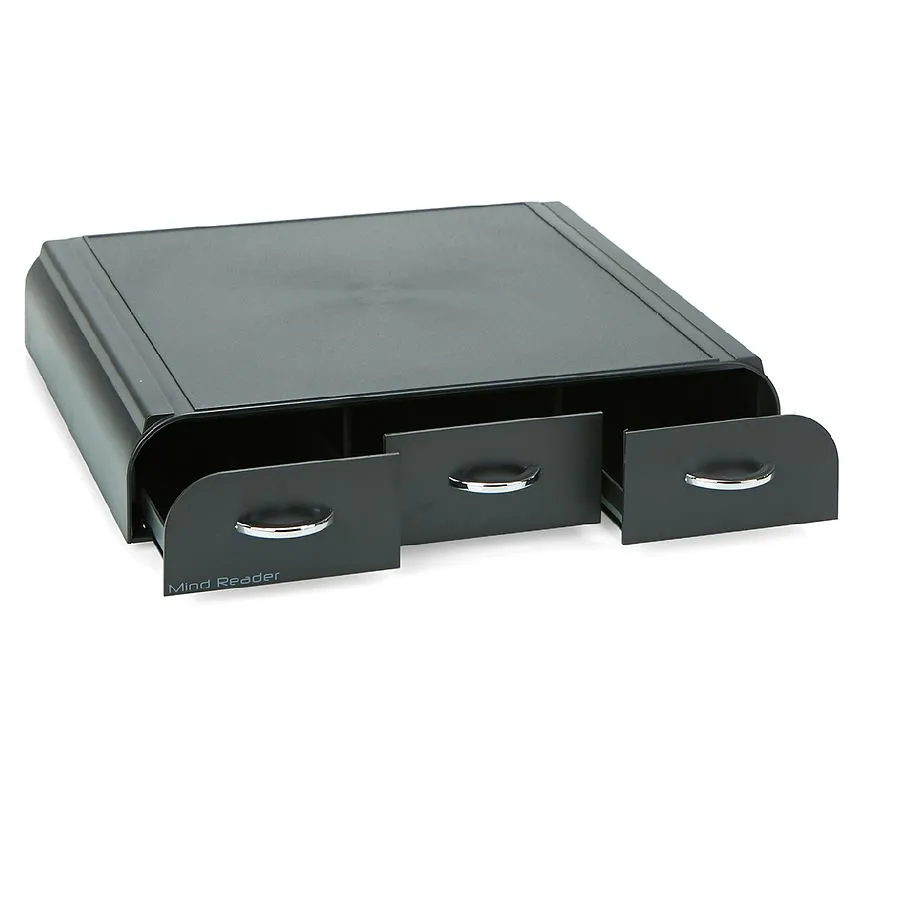 Mind Reader Coffee Pod Holder Drawer, Black