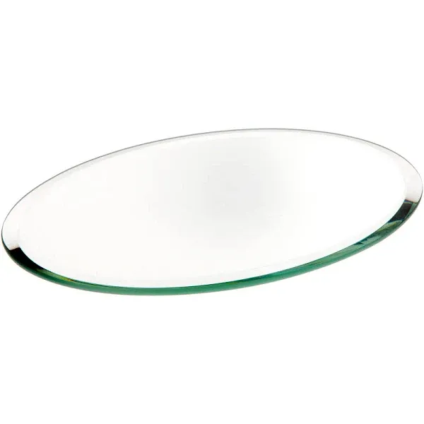 Plymor Oval 3mm Beveled Glass Mirror, 4 inch x 6 inch (Pack of 3)