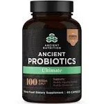 Probiotics by Ancient Nutrition, Probiotics Ultimate 100 Billion CFUs*/Serving, Digestive and Immune Support, Gluten Free, Ancient Superfoods Blend, 60 Capsules