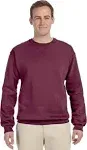 Jerzees 562B Youth NuBlend Fleece Crew - Maroon - M