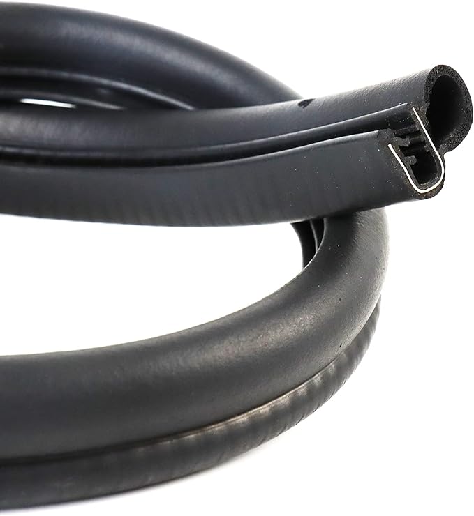 Car Door Rubber Seal Strip Trim with Side Bulb Automotive Weather Stripping Fit ...