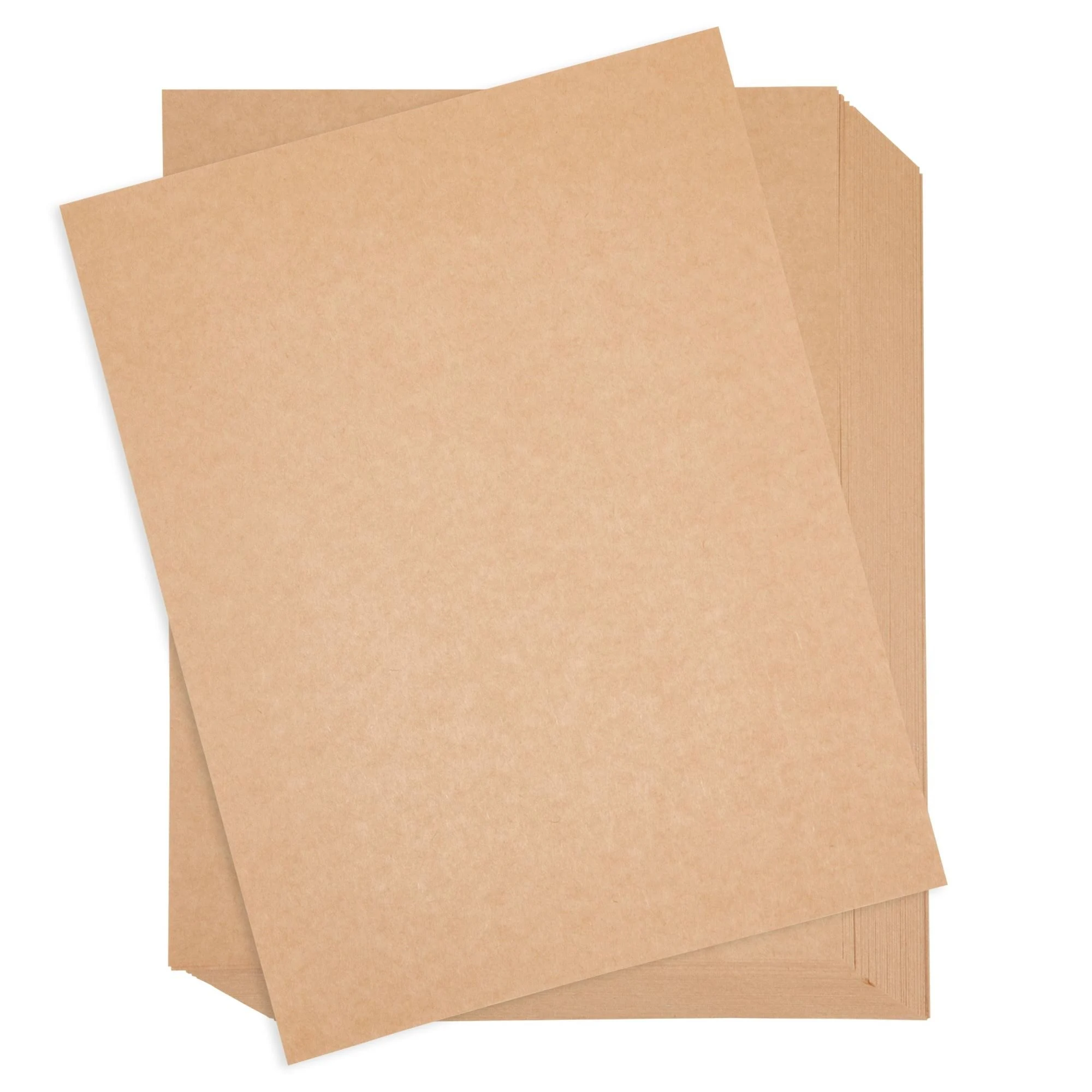 Best Paper Greetings 96 Pack Brown Kraft Paper Sheets for Wedding, Party Invitations, Drawing, DIY Projects, Letter Size, 120gsm (8.5 x 11 In)