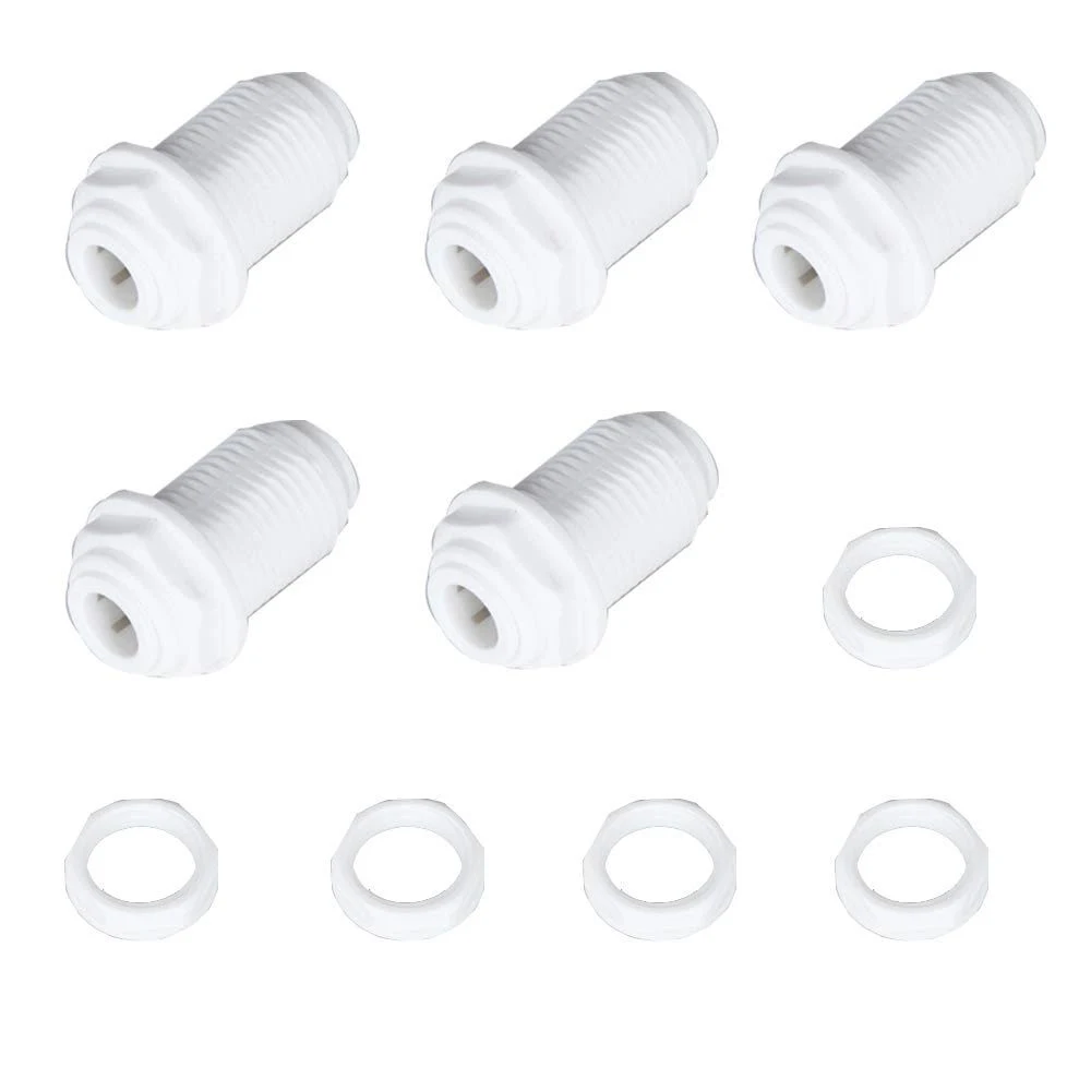 2020 Bulkhead Adapter 1/4 inch to 3/8&#034; inch Tube use for RO System 5 1/4&#034; to ...