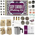 DIY Gifts SOY CANDLE MAKING KIT For 14 Candles + Reusable Pot