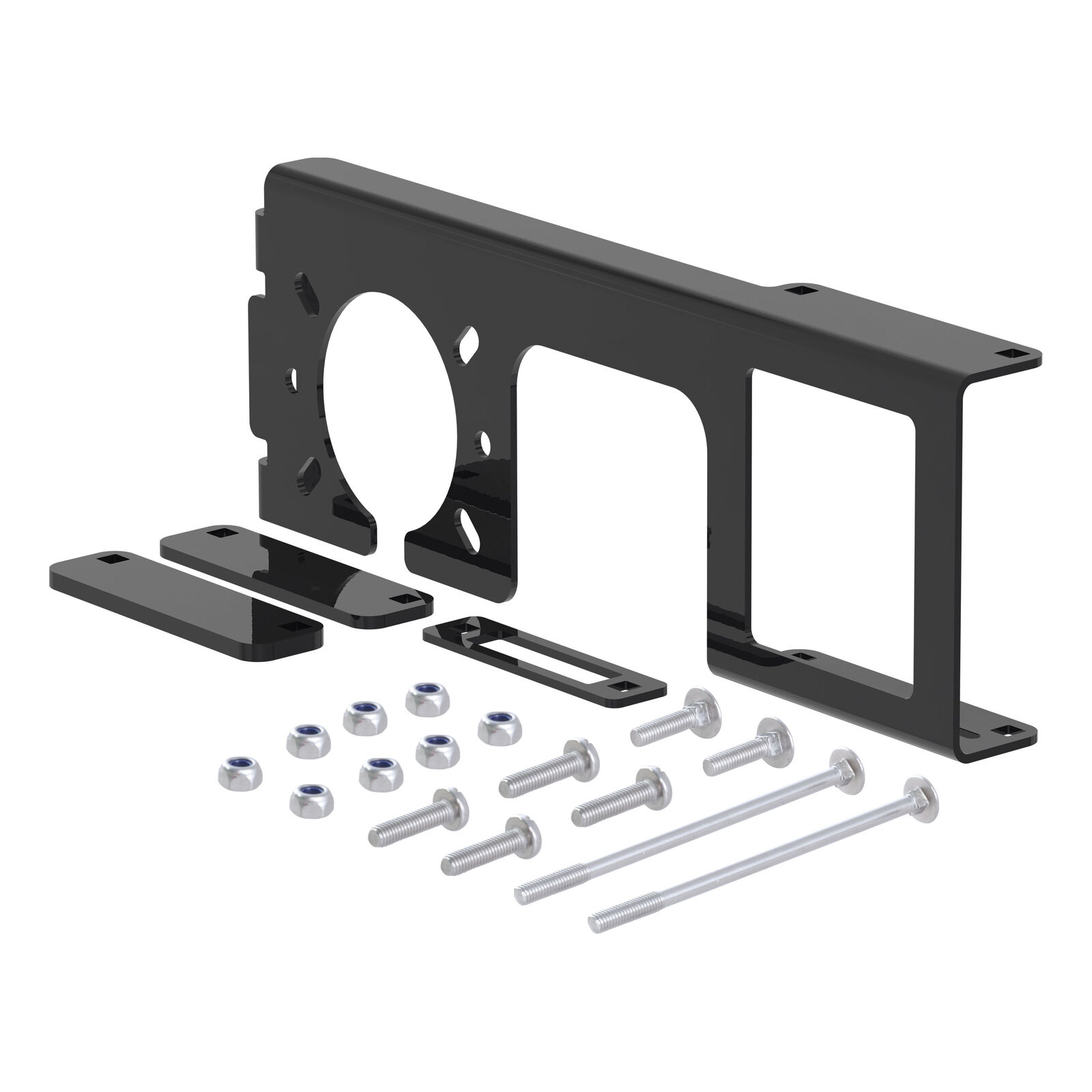 Curt Easy-Mount Bracket for 4 or 5-Flat &amp; 6 or 7-Round 2&#034; Receiver x 58000