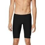 Speedo Men's Endurance+ Solid Jammer Swimsuit, Navy, 32