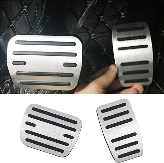 TTCR-II for F150 Pedal Covers 2021-2023, for F-150 Gas Pedal Covers and F150 Brake Pedal Pads, for 2021-2023 F-150 Racing Pedal Plates (Automatic, 2Pcs)TTCR-II for F150 Pedal Covers 2021-2023, for F-150 Gas Pedal Covers and F150 Brake Pedal Pads, for 202