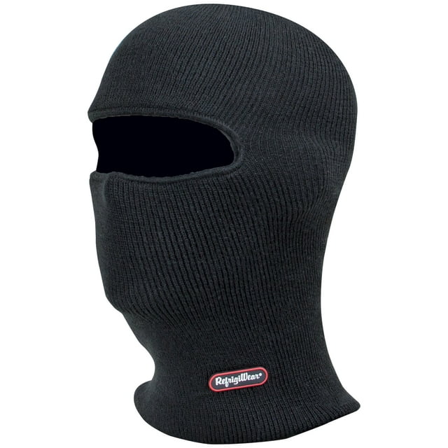 Refrigiwear Silver Magic Open Hole Balaclava Full Face Cover Ski Mask (Black, One ...