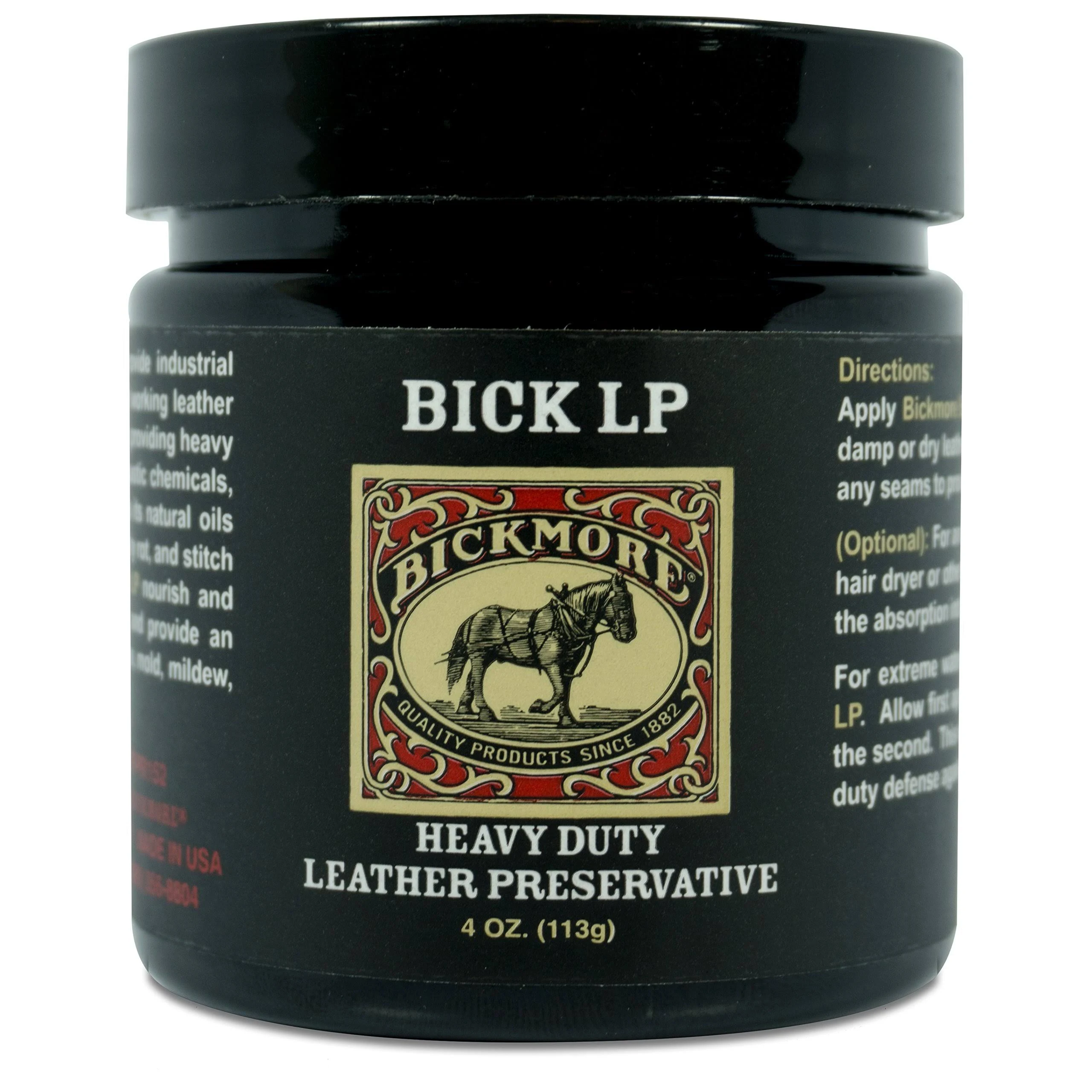 Bickmore Leather Conditioner, Scratch Repair Bick LP 8Oz - Heavy Duty LP Leather