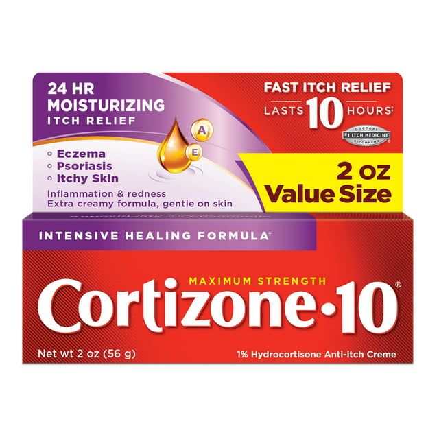 Cortizone 10 Intensive Healing Formula Anti-Itch Creme 2 oz