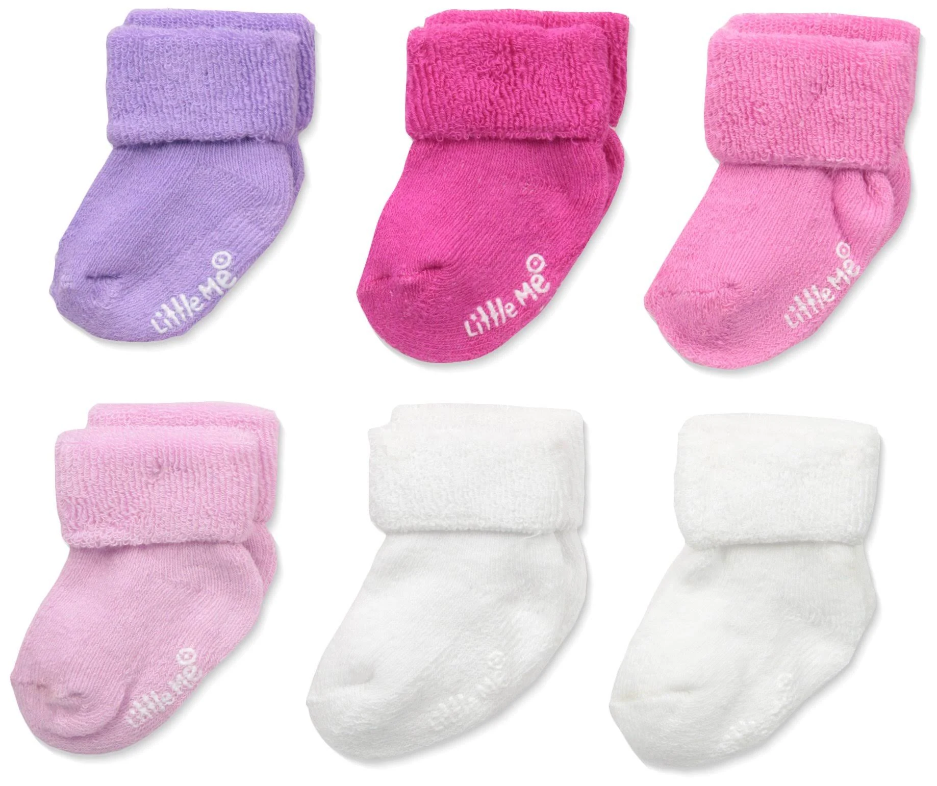 Little Me Baby Girl Socks (6 Pack)