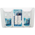 Twin Bottle Eye Flush Station w/Two 16oz Bottles