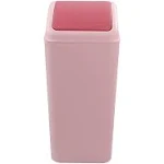 Ggbin Plastic Trash Cans, Swing Trash Bins for Kitchen, Office