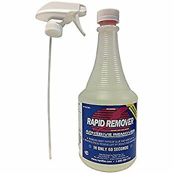 Rapid Remover Adhesive Remover for Vinyl Wraps Graphics Decals Stripes W/Sprayer