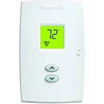 Honeywell TH1100DV1000 PRO 1000 Vertical Non-Programmable Heat Only Thermostat - White